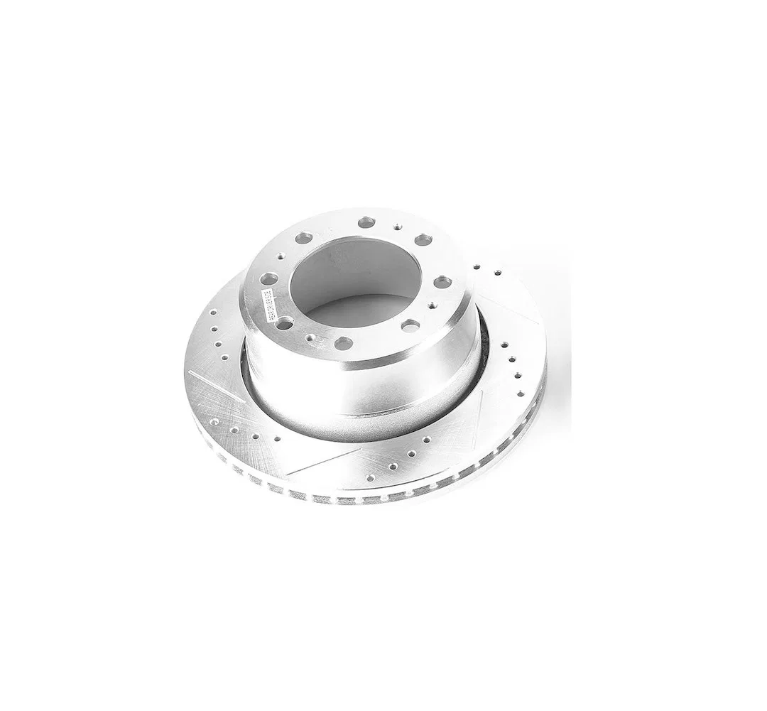 AR83067XL – POWERSTOP Brake Rotor, Drilled And Slotted One Piece Design With Hat Wheel Bolt Pattern 8 x 165.1 Millime...